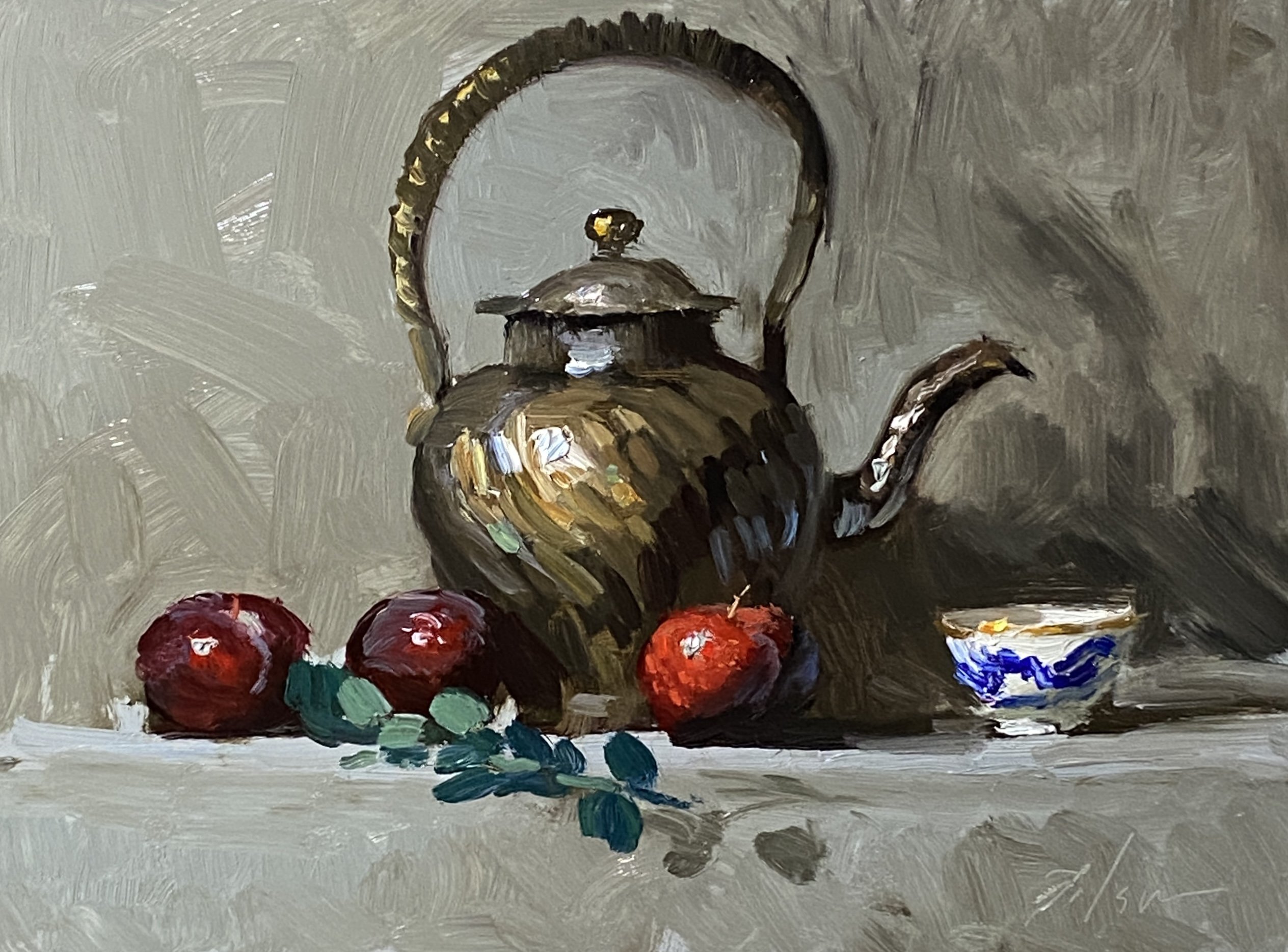 Winter Teakettle and Plums