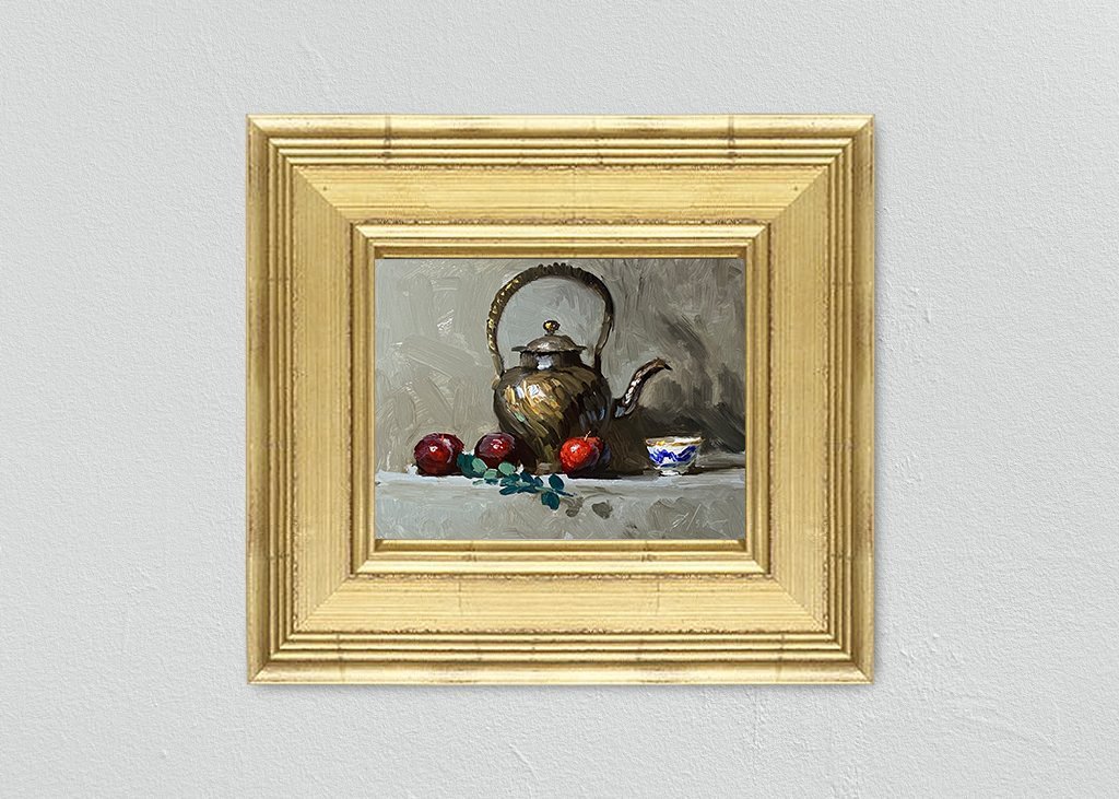 Winter Teakettle and Plums - Image 3