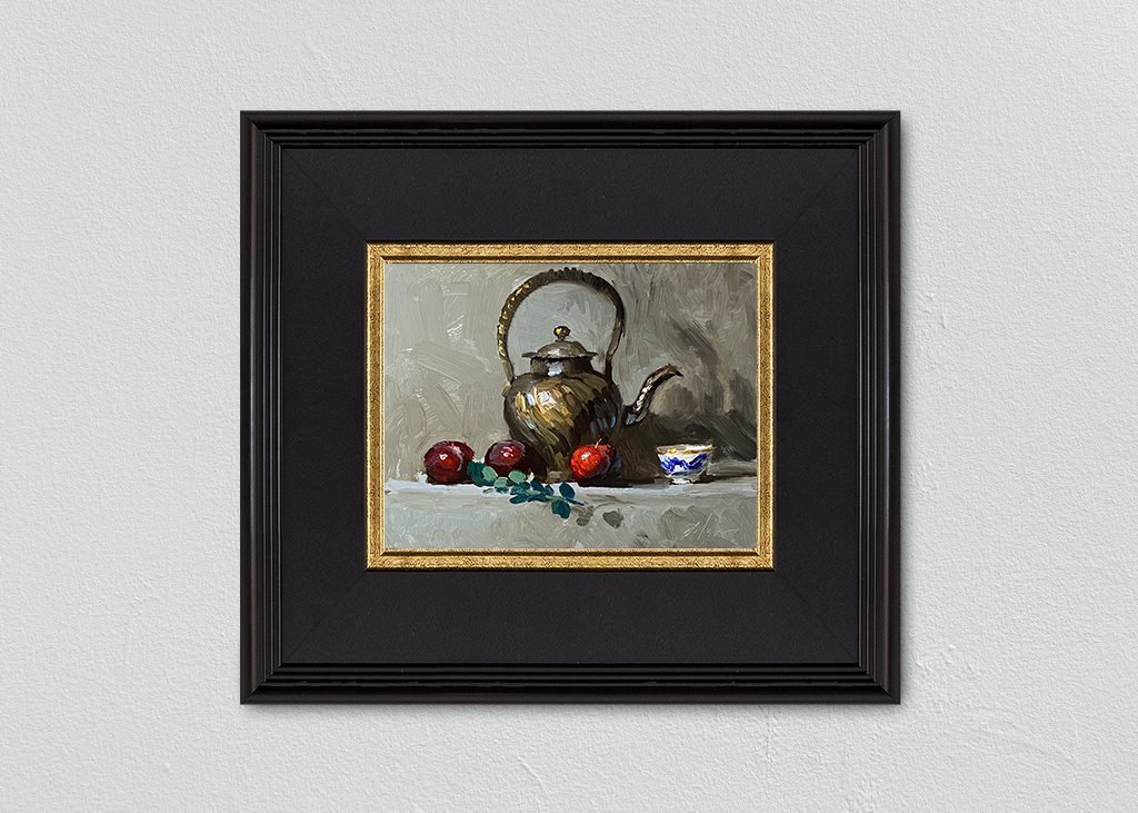 Winter Teakettle and Plums - Image 2