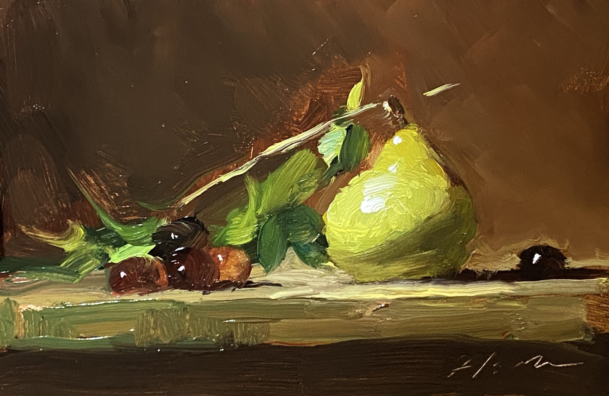 Pear and Grapes Mini
